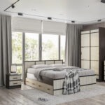 Кровать Сакура 1,6 м венге/лоредо