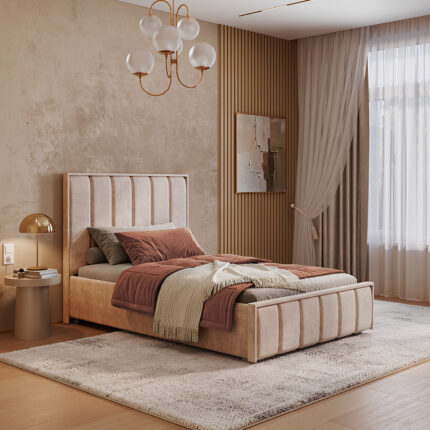 Кровать 1,2 м Мирабель КР-06 NEW мокко 1